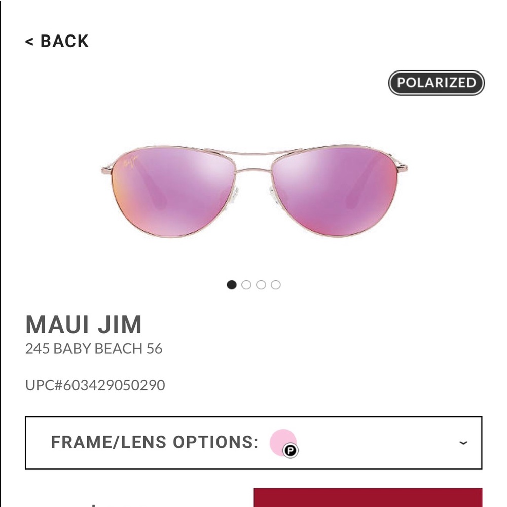 Maui Jim Baby Beach Sunglasses